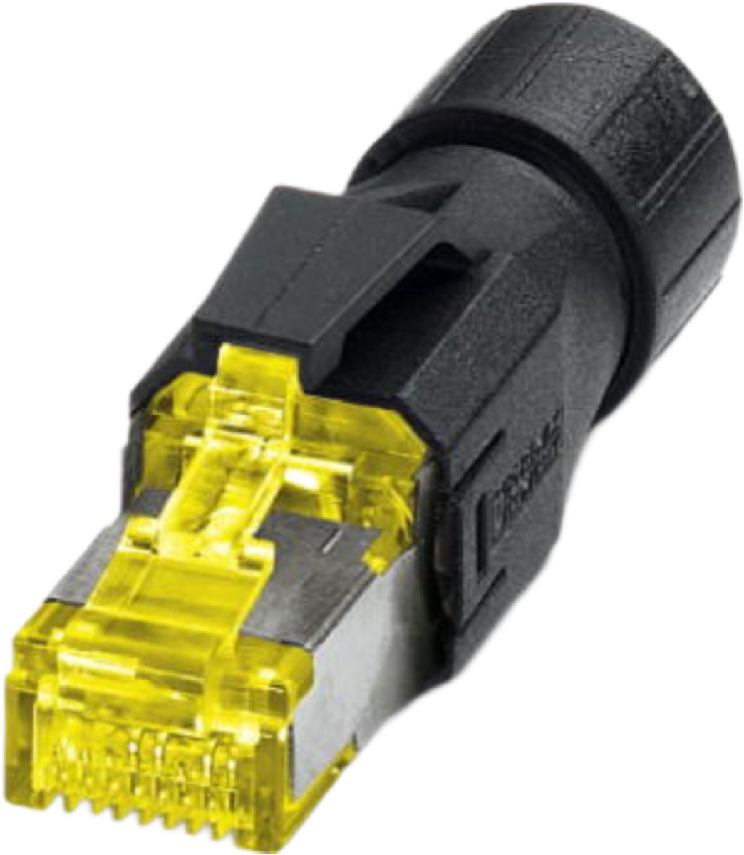 Phoenix Contact 1419001 VS-08-RJ45-10G/Q RJ45 Plug, straight Yellow, Black
