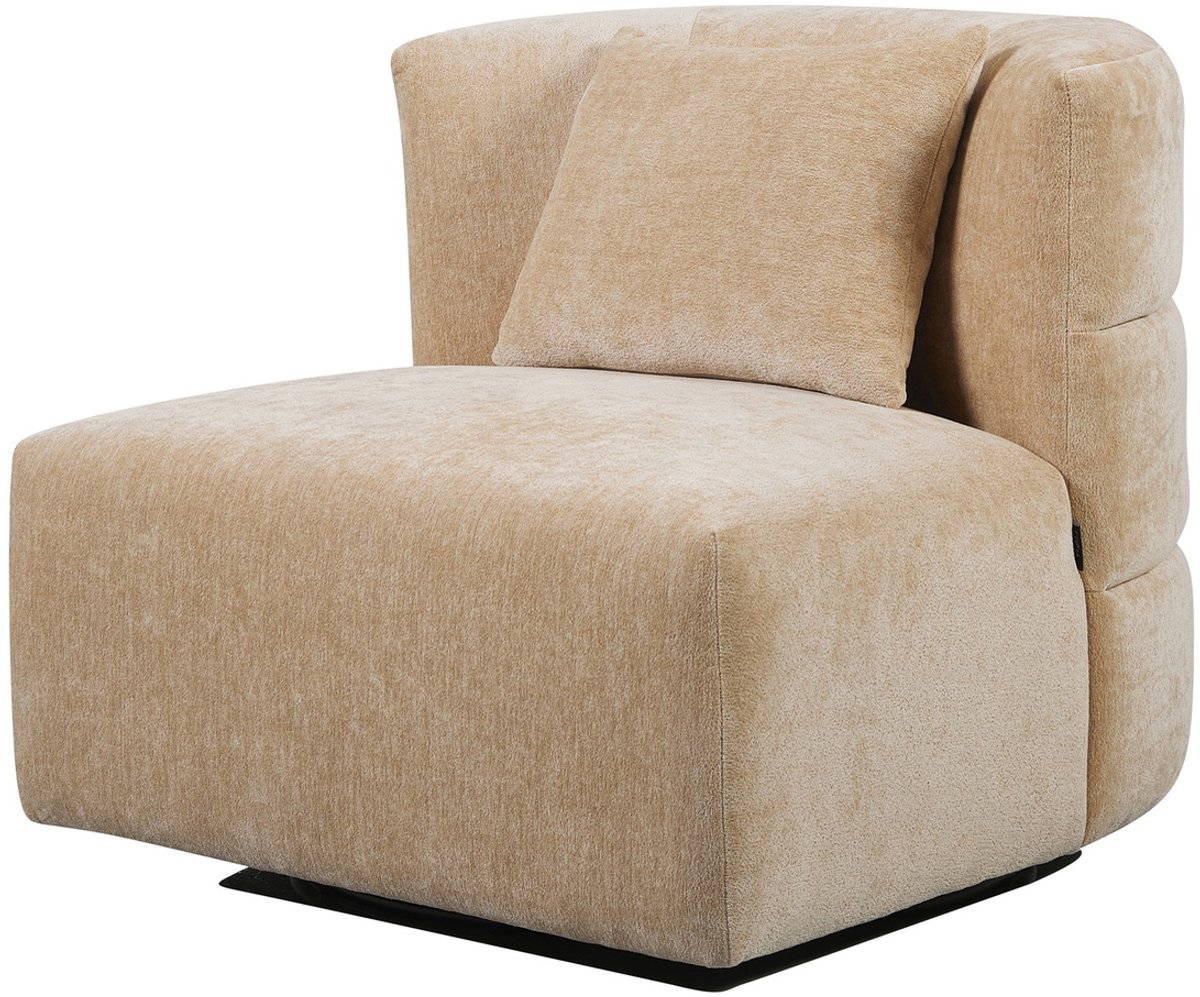 DÉJA Living Draaifauteuil Ethan - Beige Stof - 88x95x75cm