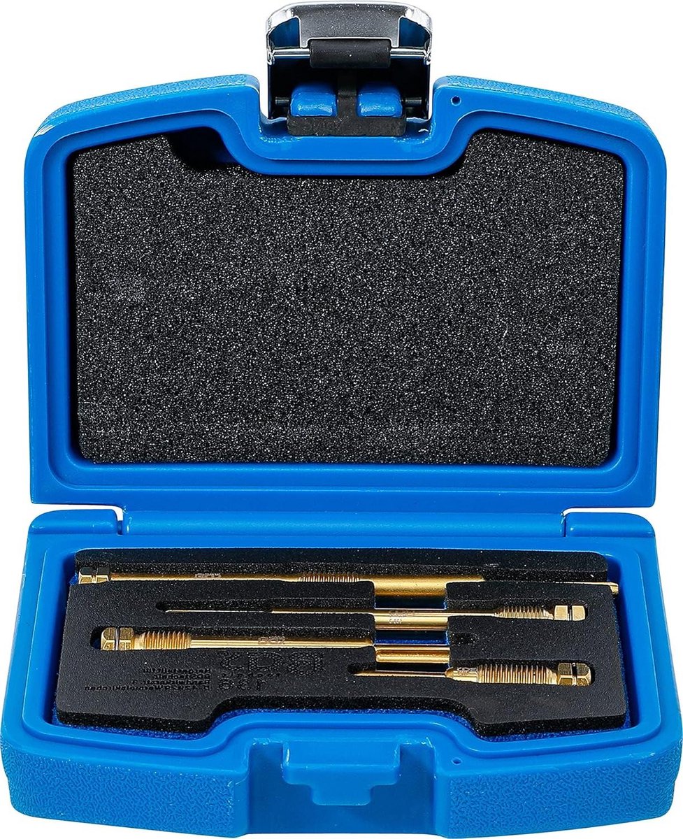 Handruimerset Gloeibougie - Bougie Boring Reiniger - Motoronderhoud - 4 Delige Set - M10 M12 - Veelkleurig