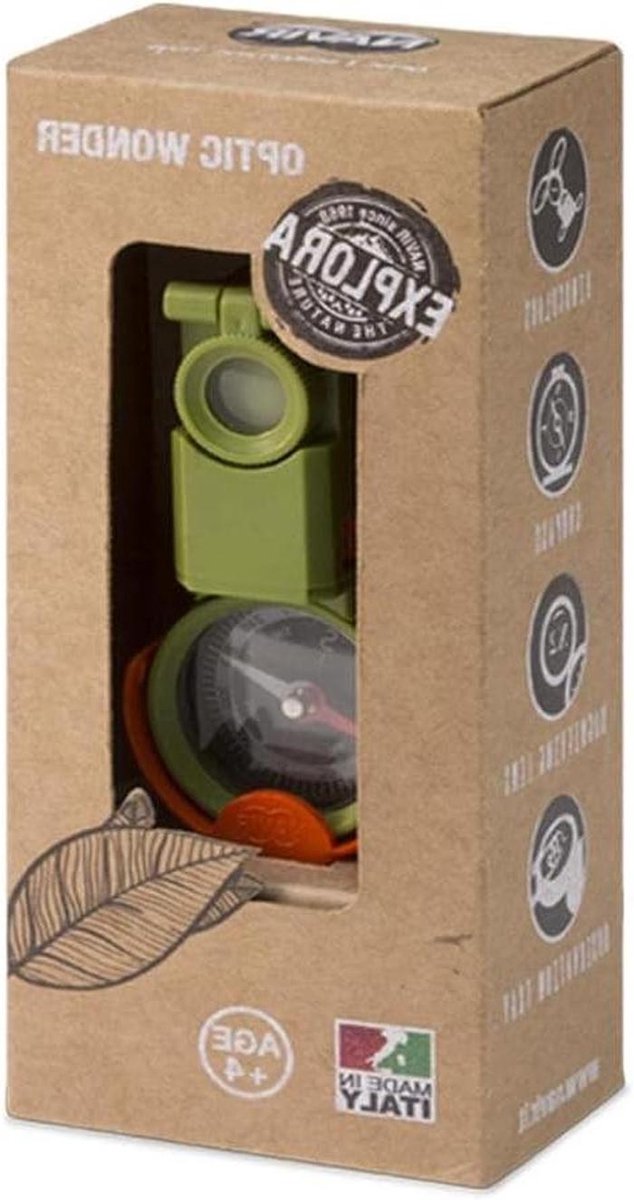 Multifunctioneel Gereedschap - Outdoor Tool - Navigatie en Observatie - Met Riemclip - 12x6x18 cm - Meerkleurig