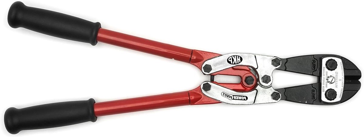Boutenknipper - Metaalknipper Center Cut - Metaal Doorsnijden - Dubbele Compound - 18 Inch - Rood