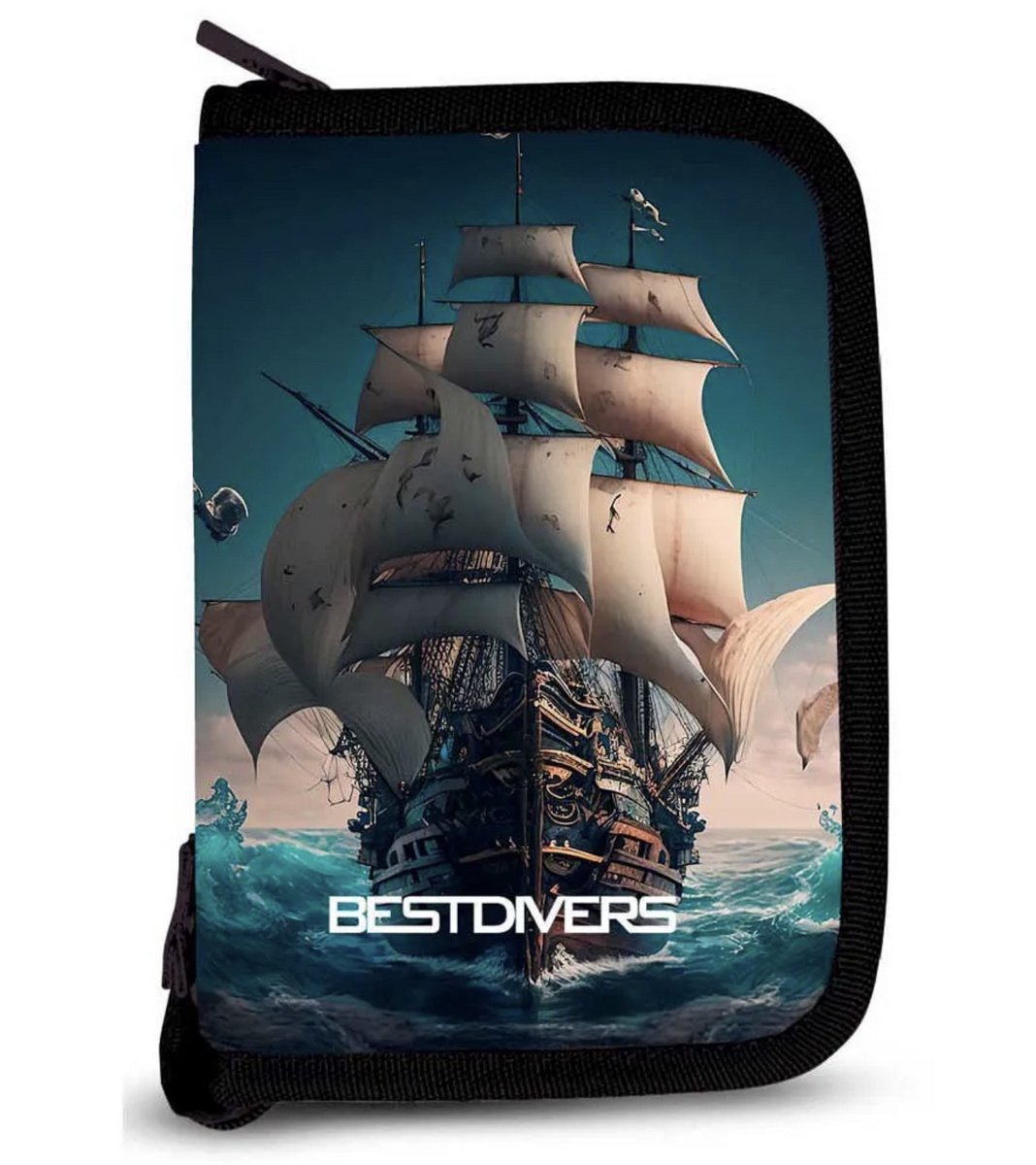 Best Divers Duiklogboek Set – Compleet Logboek + Navulpagina’s (24 Dives) – 6 Rings – Duikregistratie - Boot