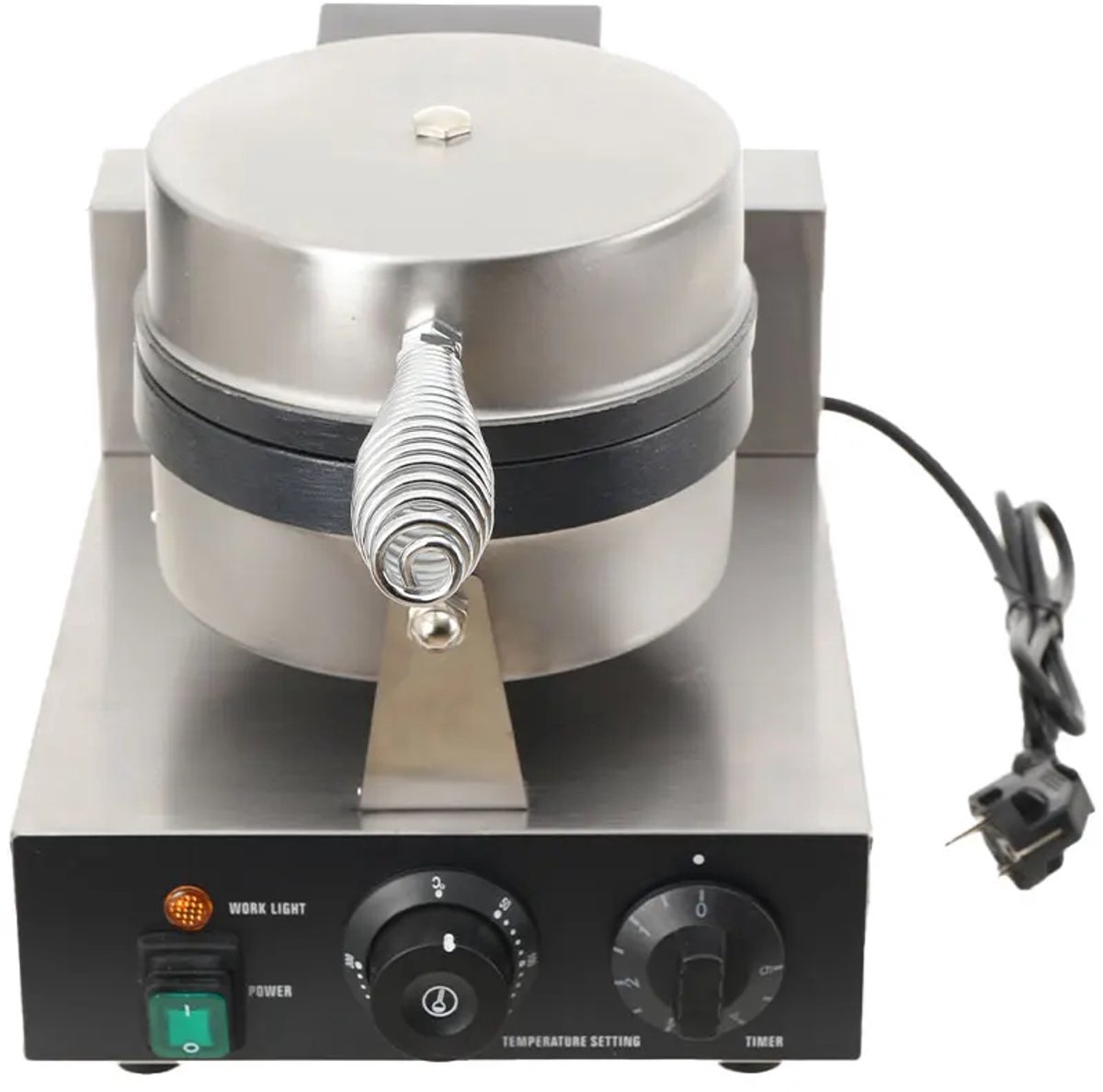 Cellista UFO Wafelijzer 1200W - Elektrische Burger Wafel Maker - Panini Pers - Sandwich Maker - Commerciële Wafelmachine - Anti-aanbak