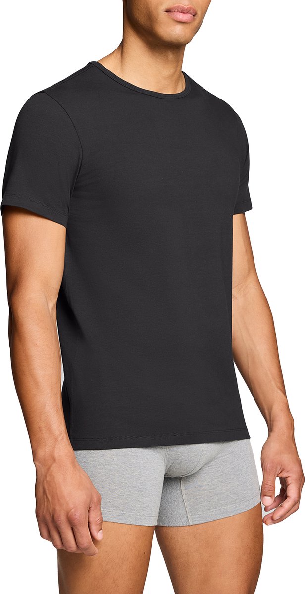 6-pack Levi’s heren T-shirt Rond-Neck Zwart