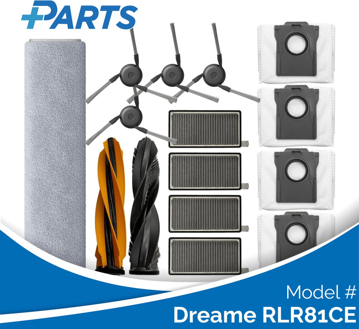 Dreame RLR81CE Onderhoudsset (Plus.Parts® alternatief voor RAK66)