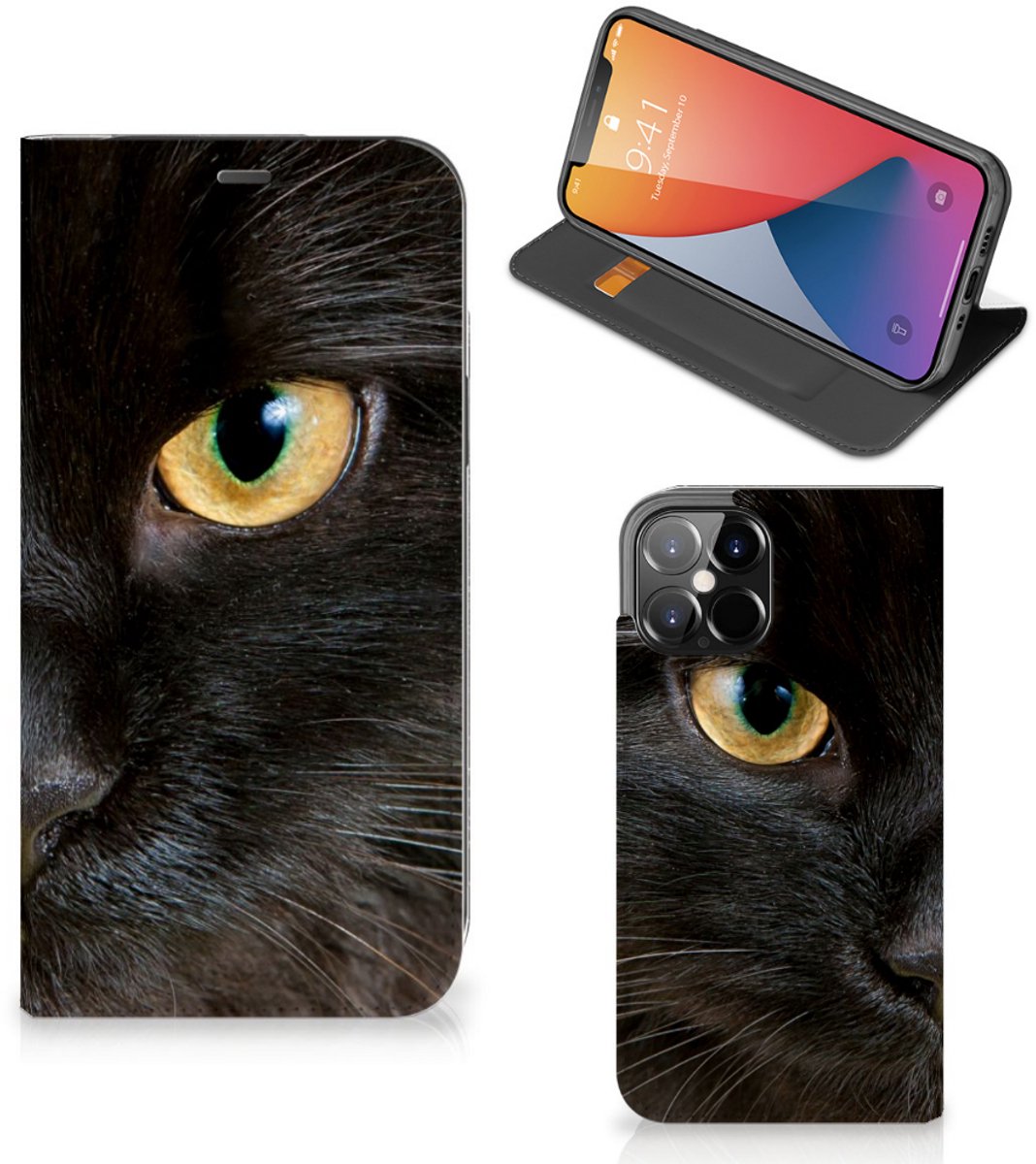 iPhone 12 Pro Max Hoesje maken Zwarte Kat