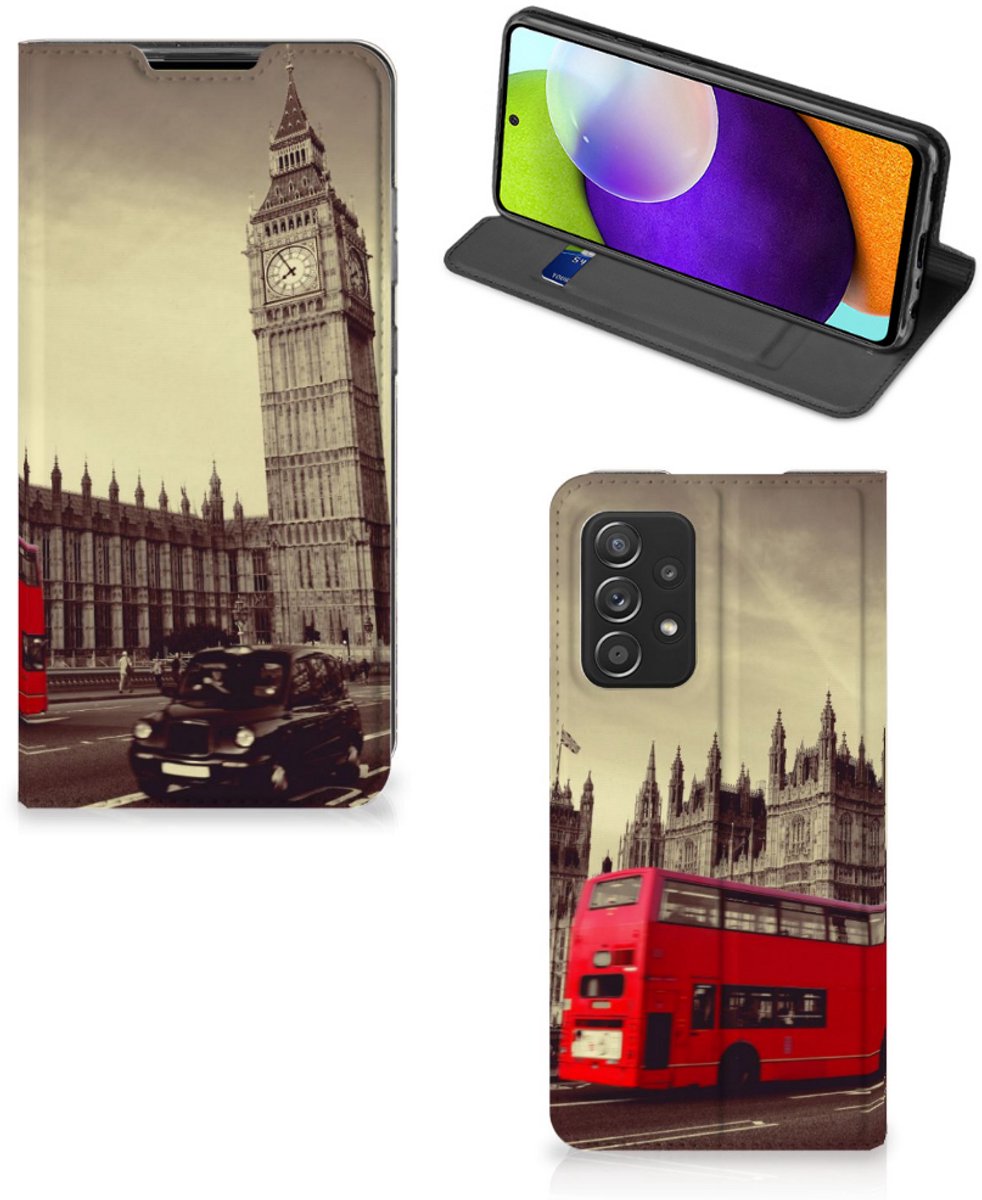 Book Case voor Samsung Galaxy A52 Book Cover Londen