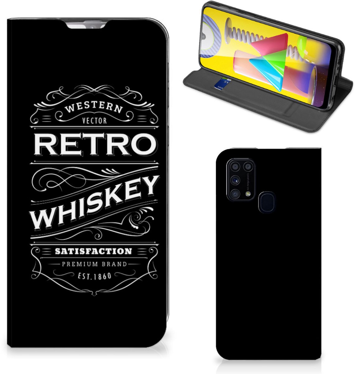 Samsung Galaxy M31 Flip Style Cover Whiskey