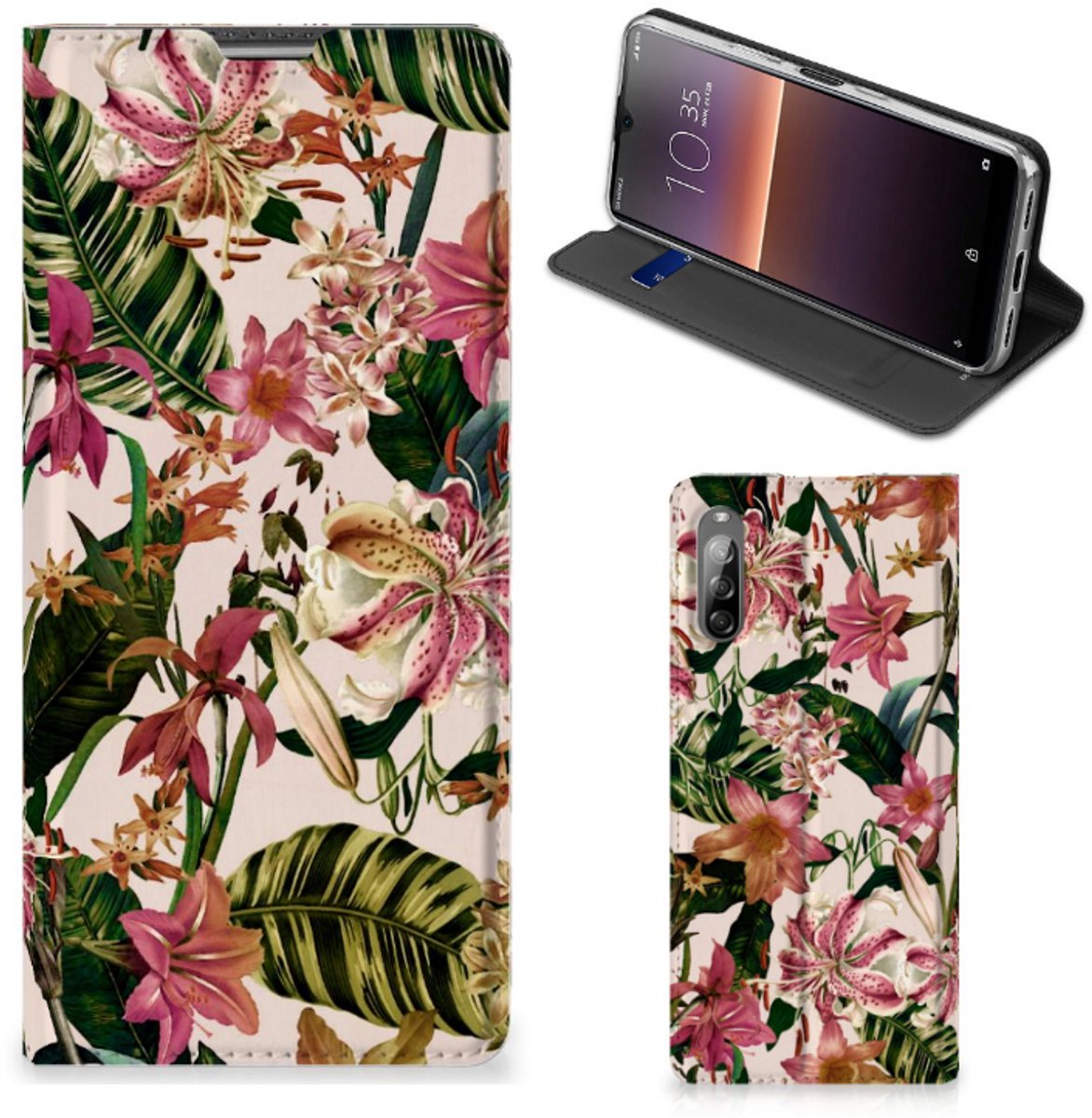 Sony Xperia L4 Smart Cover Flowers