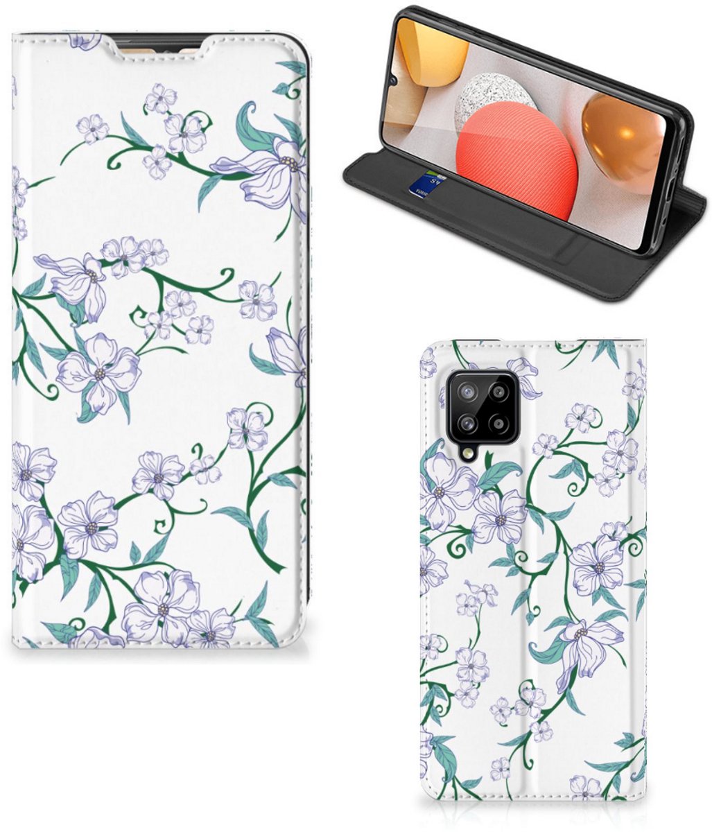 Samsung Galaxy A42 Uniek Smart Cover Blossom White