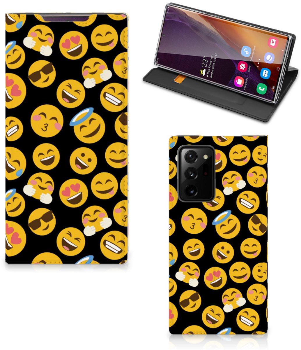 Samsung Galaxy Note 20 Ultra Hoesje met Magneet Emoji