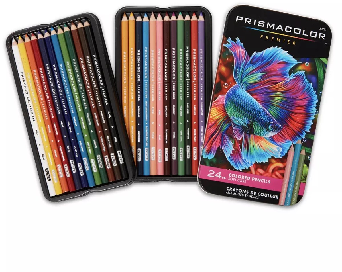 Prismacolor Premier 24 Colored Pencils - Soft Core - Kleurpotloden