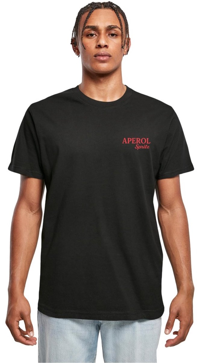 Merchcode - Aperol Spritz Heren Tshirt - XXL - Zwart