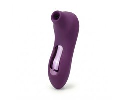 SlipperyHeights® Sisa - Luchtdruk Vibrator voor Vrouwen - Clitoris Stimulator - Tepel Stimulatie - 7 Krachtige Zuigstanden - Siliconen Sex Toy - Zakformaat - Paars