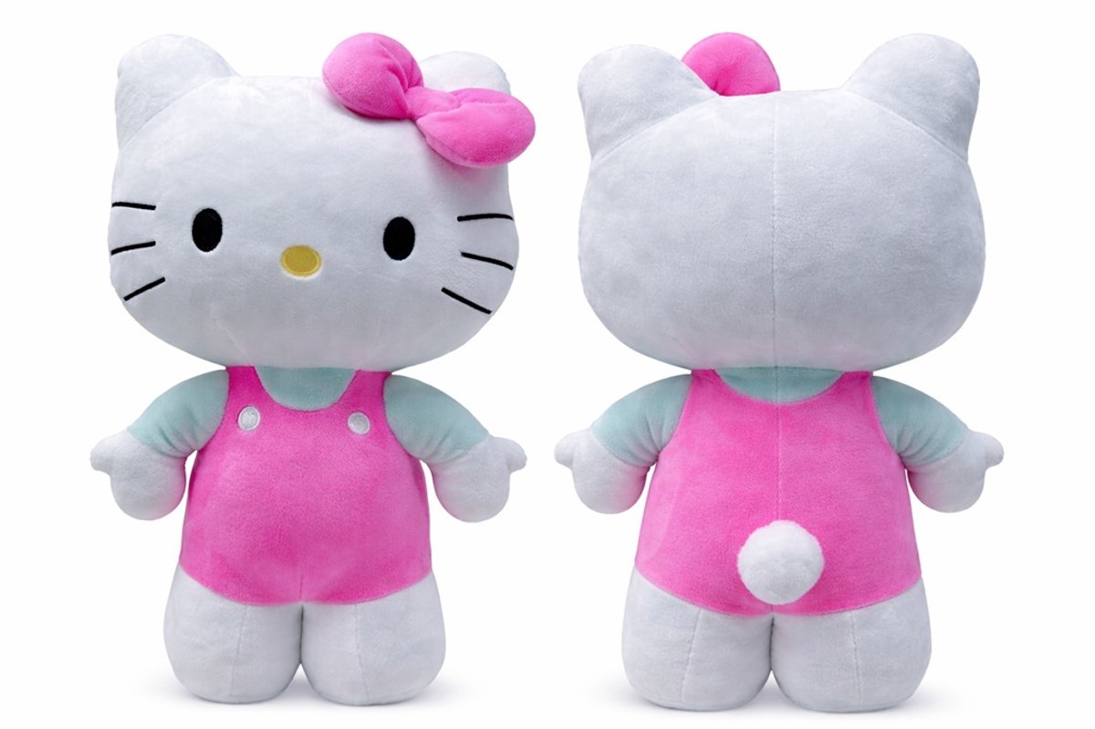 Hello Kitty roze knuffel - 24 cm groot - Super Zacht materiaal - Sanrio - Cute - Kawaii