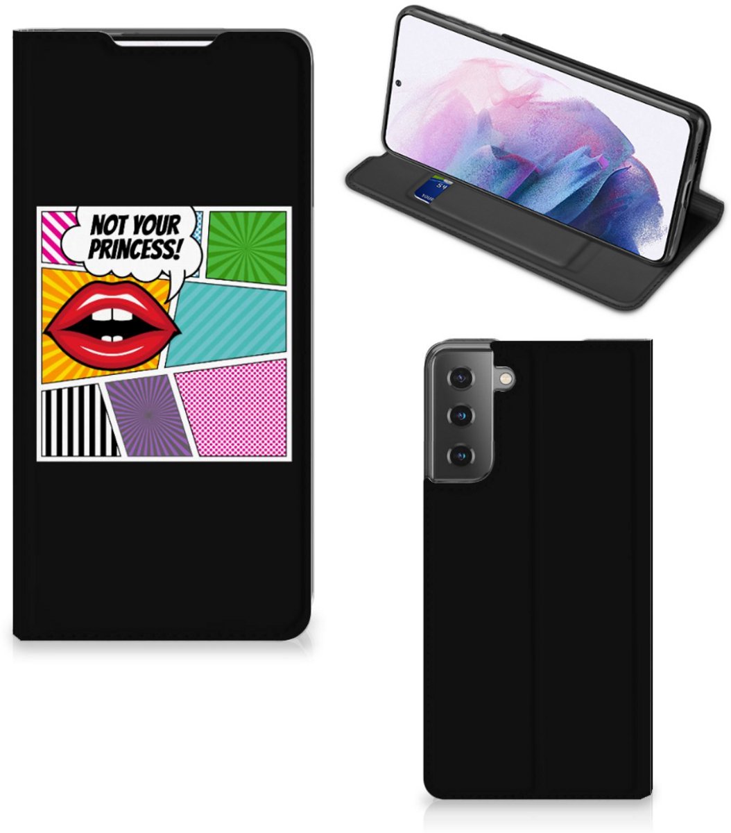 Samsung Galaxy S21 Plus Hippe Standcase Popart Princess