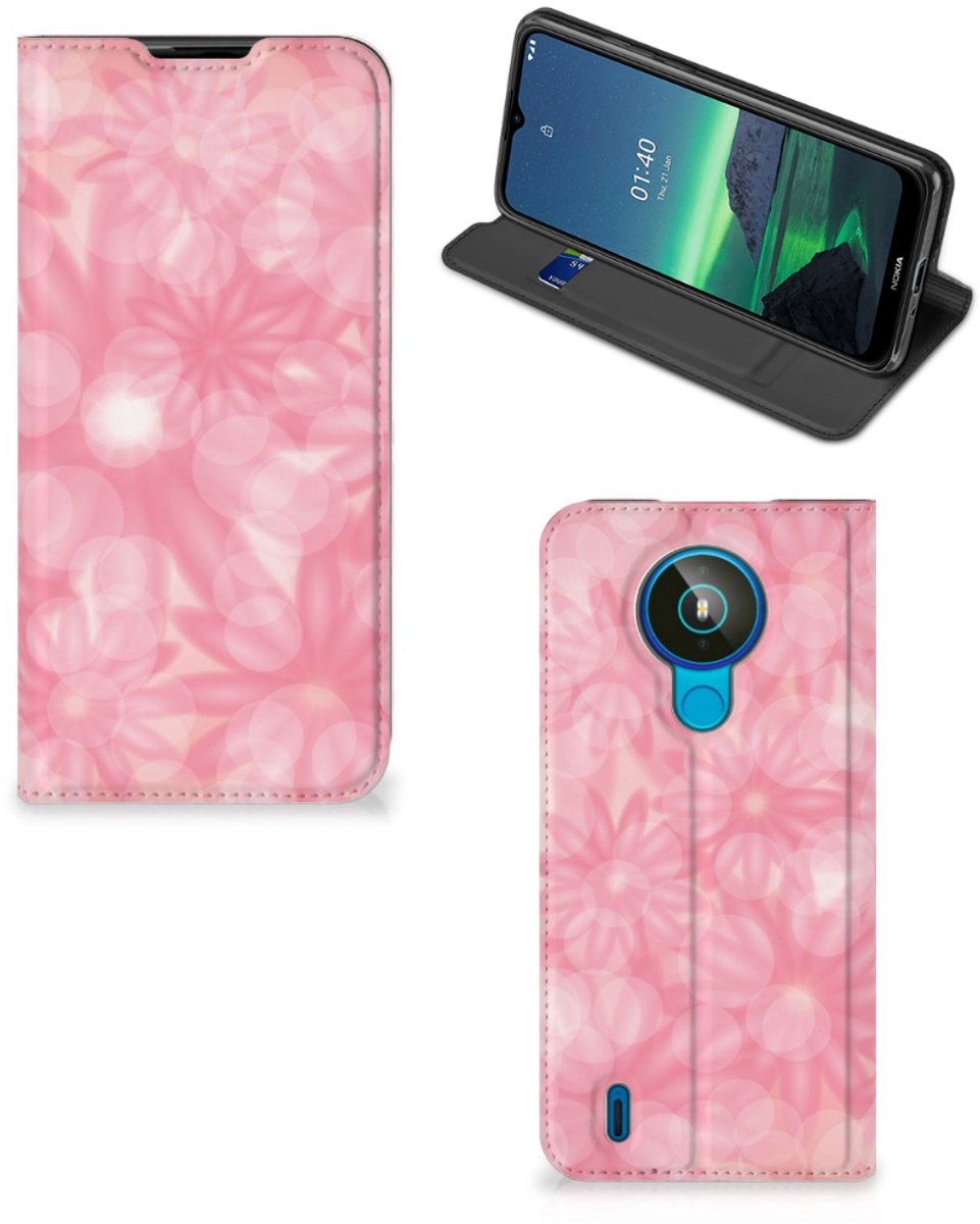 Nokia 1.4 Smart Cover Spring Flowers