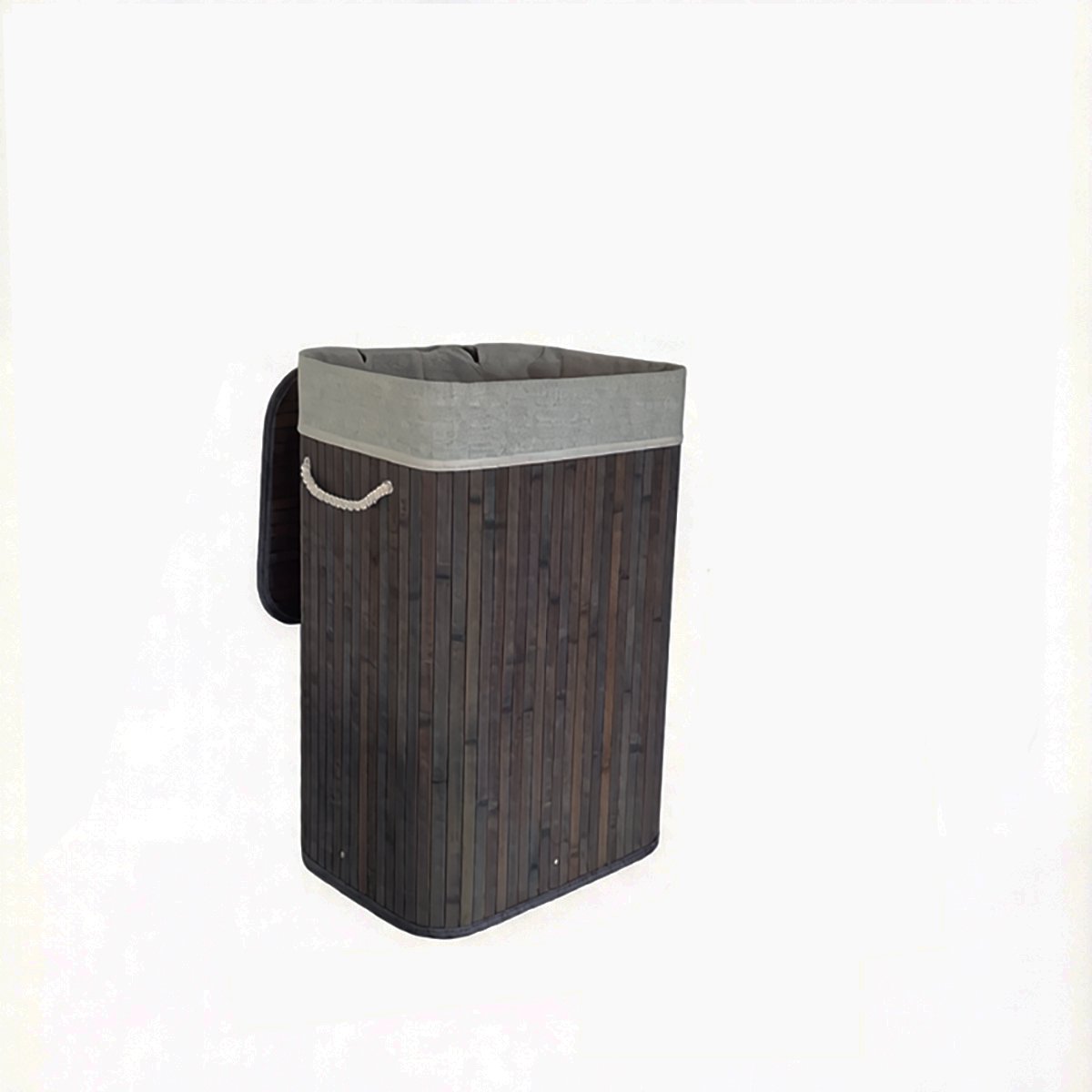 Hoppa! - Bamboe Opbergmand - 72L - Zwart