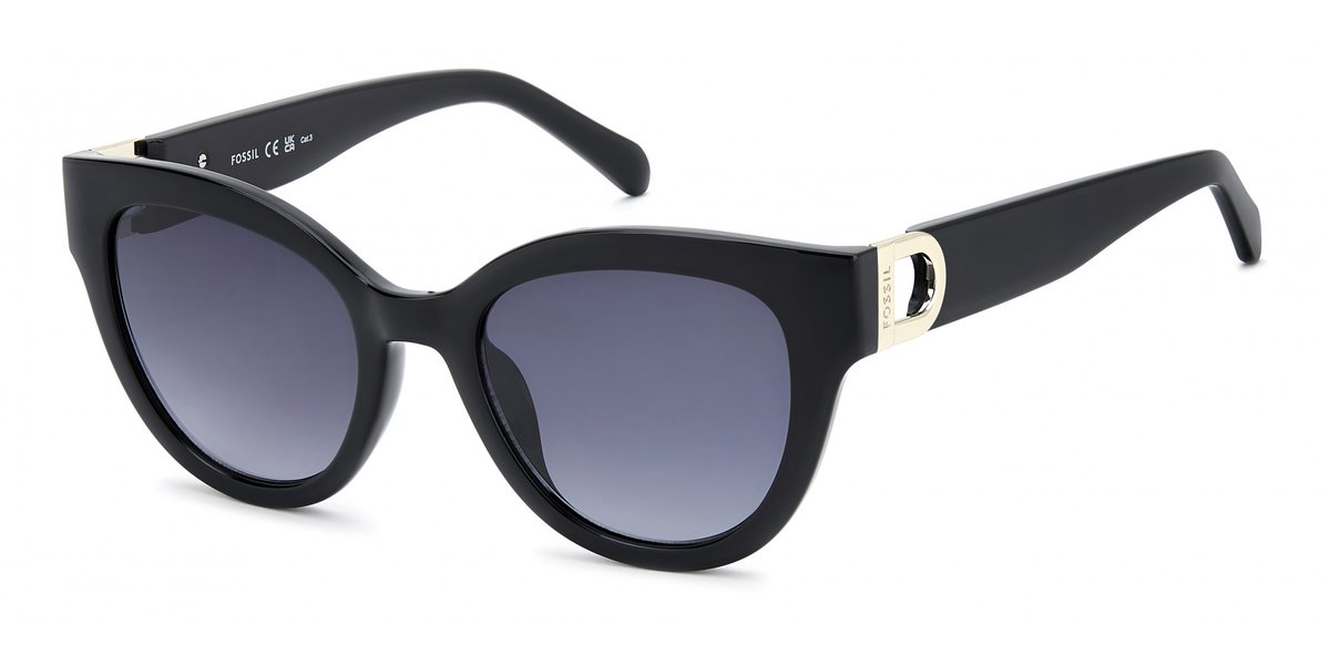 Fossil FOS 2162/G/S Black 52/21/145 WOMAN Zonnebrillen