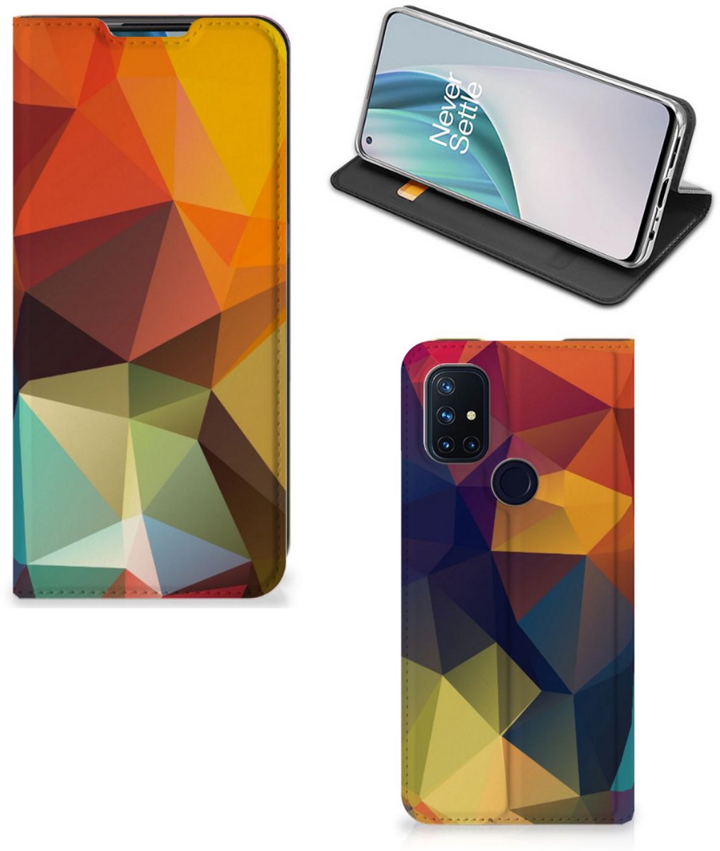 OnePlus Nord N10 5G Stand Case Polygon Color
