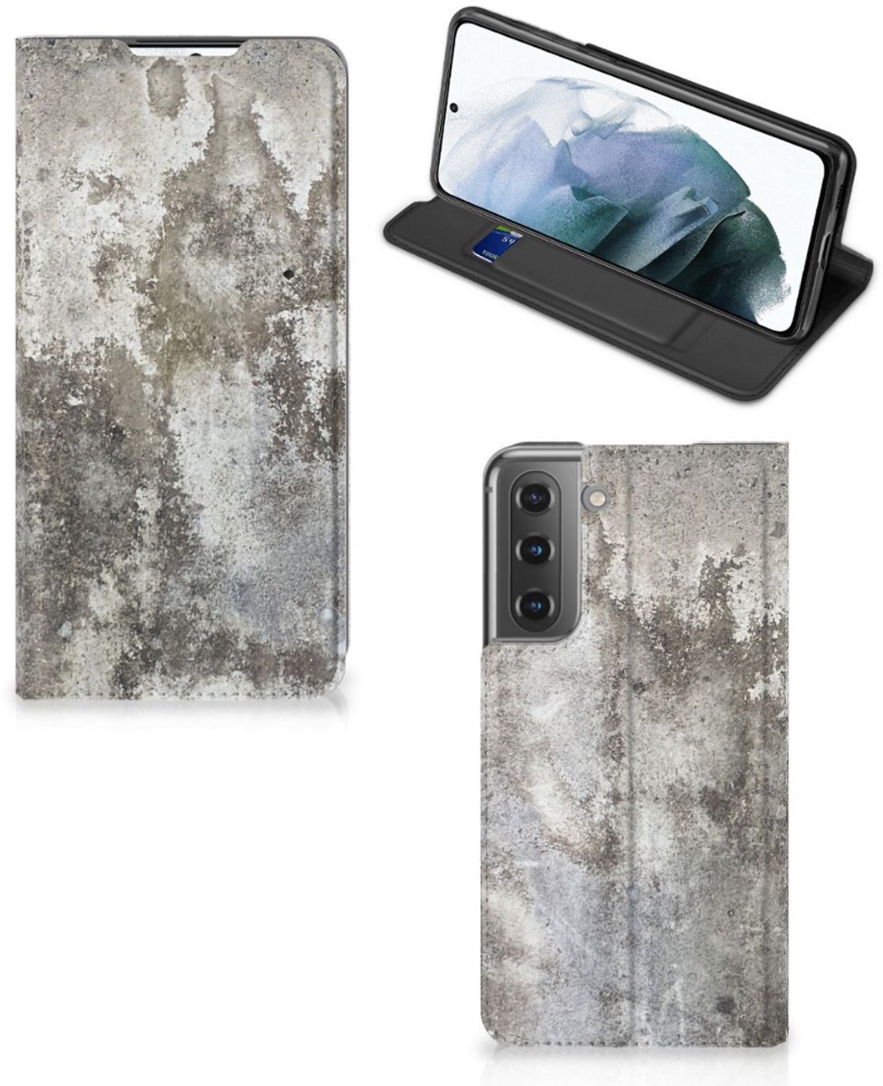Samsung Galaxy S21 FE Standcase Beton Print