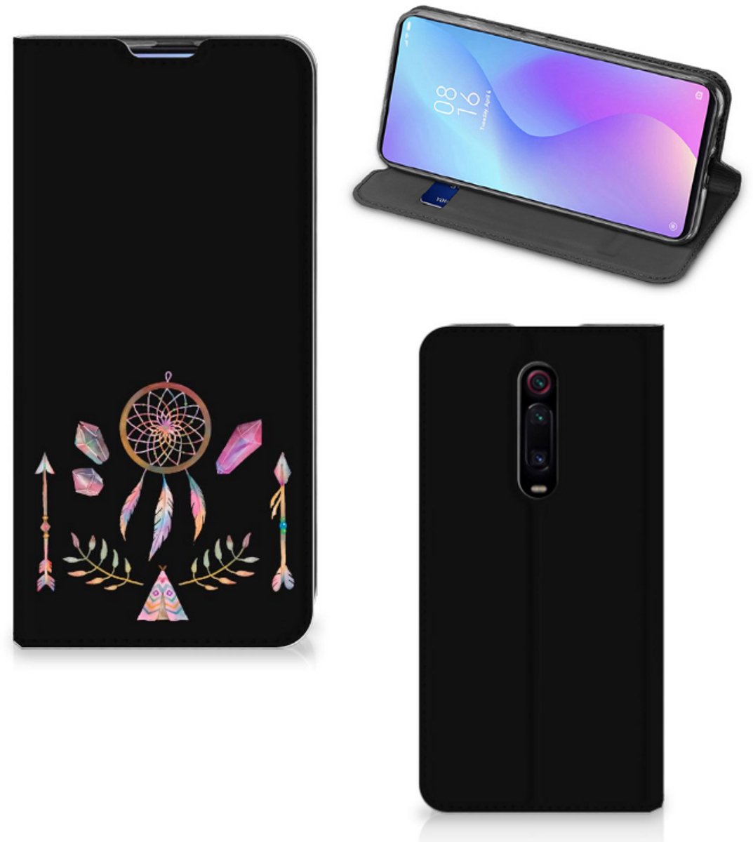 Xiaomi Redmi K20 Pro Magnet Case Boho Dreamcatcher