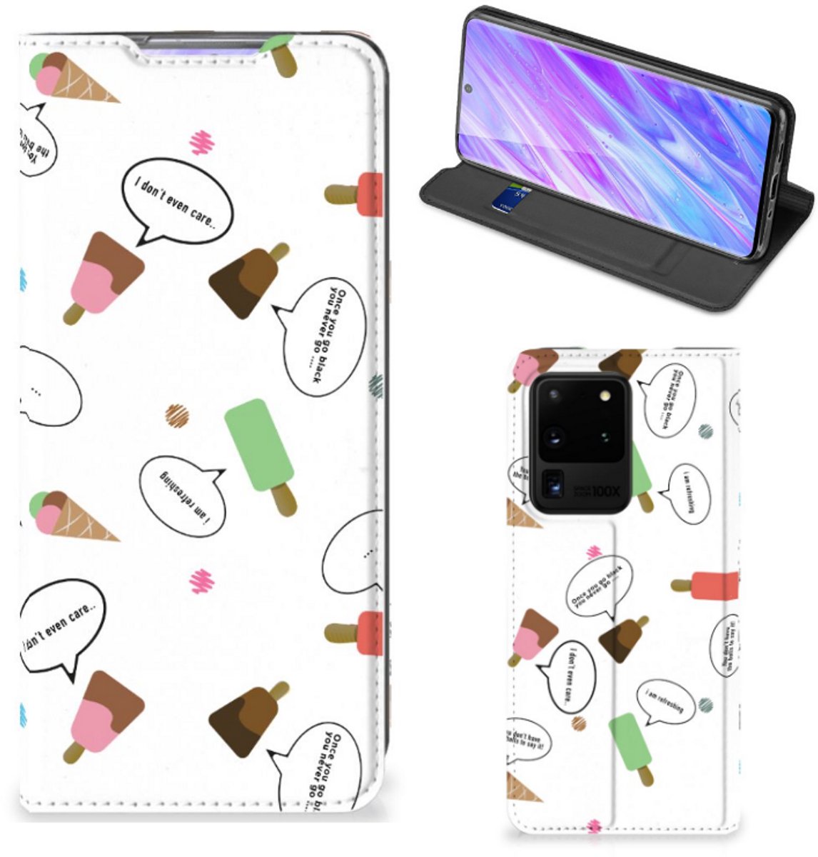 Samsung Galaxy S20 Ultra Flip Style Cover IJsjes