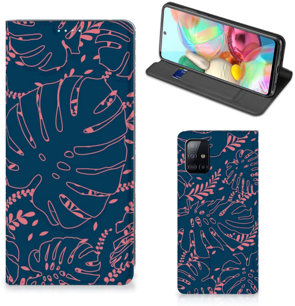 Samsung Galaxy A71 Smart Cover Palm Leaves