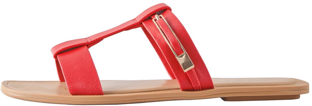 Next - Dames - Sandalen met gesp met rand - Rood