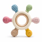 Kahil- Bijtring - Verzachtend voor Tandjespijn - Siliconen Bijtring - Veilig Bijtspeelgoed - Baby