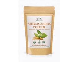 Ashwagandha Poeder – Premium Kwaliteit – 100% Puur & Natuurlijk – Biologisch – 100g – Dokter Kruid
