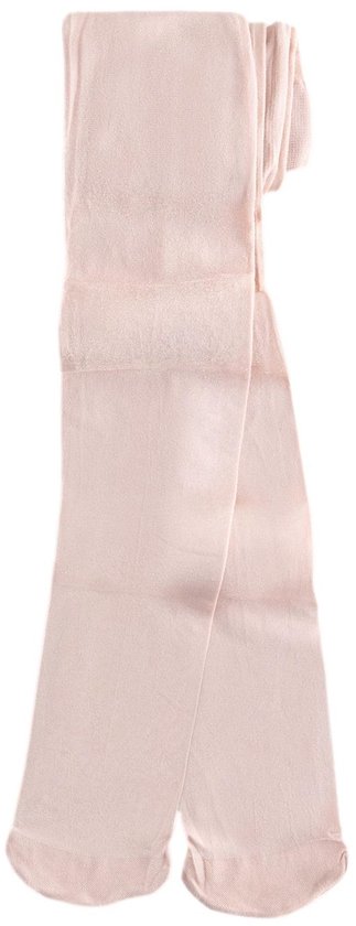 Opgevouwen lichtroze panty met glans, 60 denier.