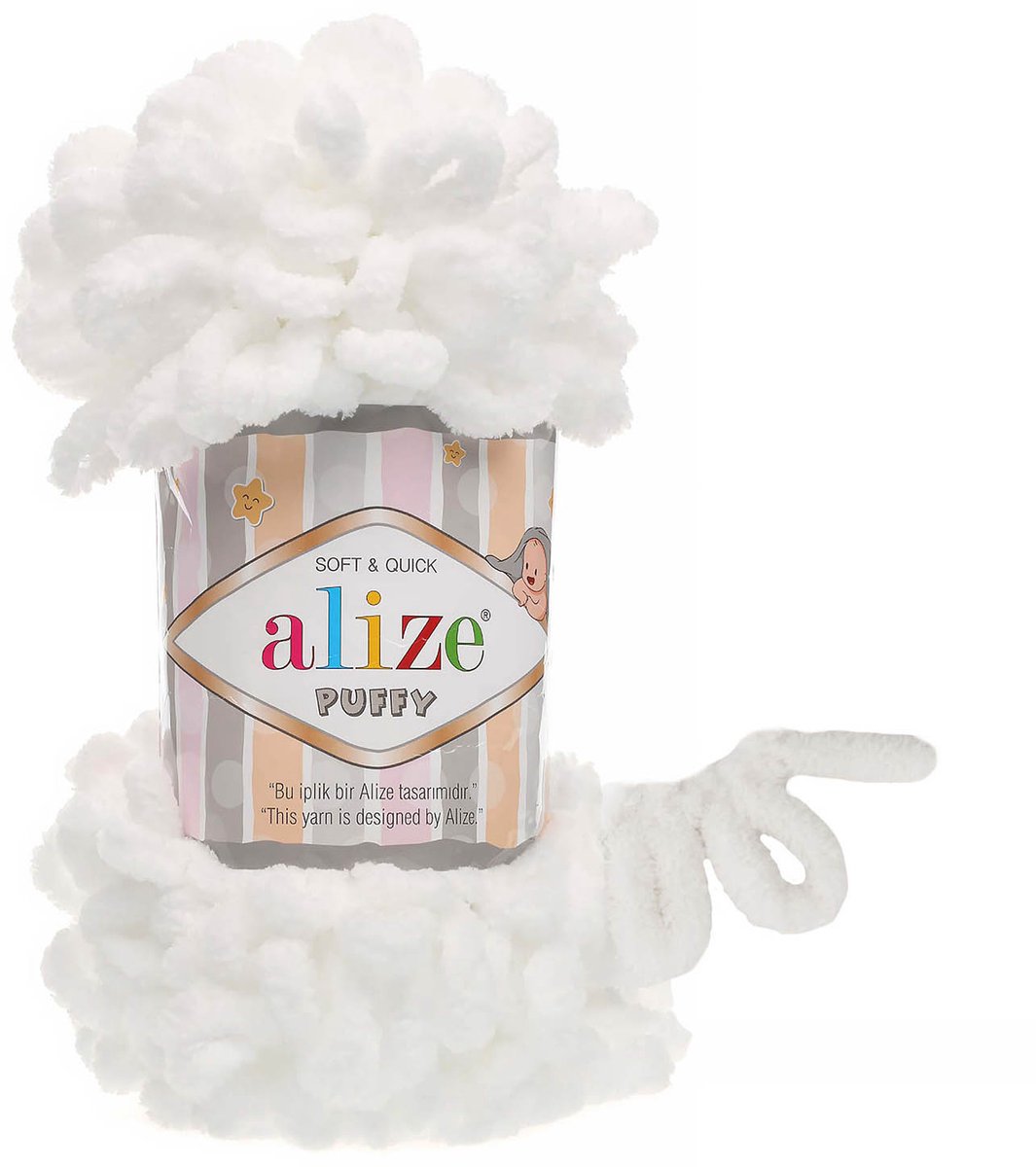 Alize Puffy 55 White Pakket 5 bollen 100 Gram