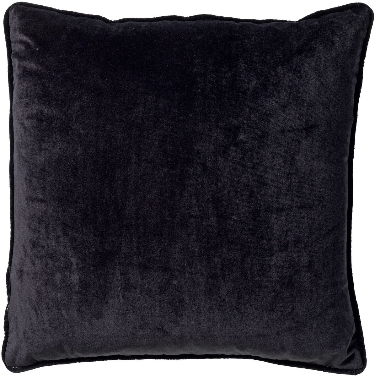 Dutch Decor FINNA - sierkussen 45x45 cm - Eco Line - 100% gerecycled - Raven - zwart - Inclusief binnenkussen - Luxe kussens voor woonkamer & bank