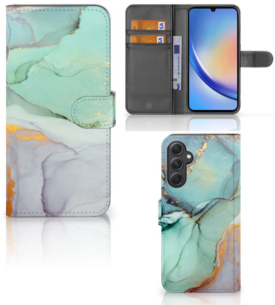 Hoesje voor Samsung Galaxy A24 4G Watercolor Mix