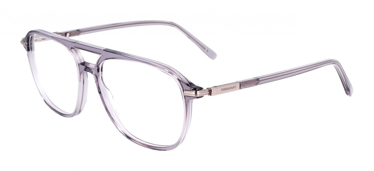 Ferragamo SF3006 Transparent grey 56/16/145 MAN Brilmonturen