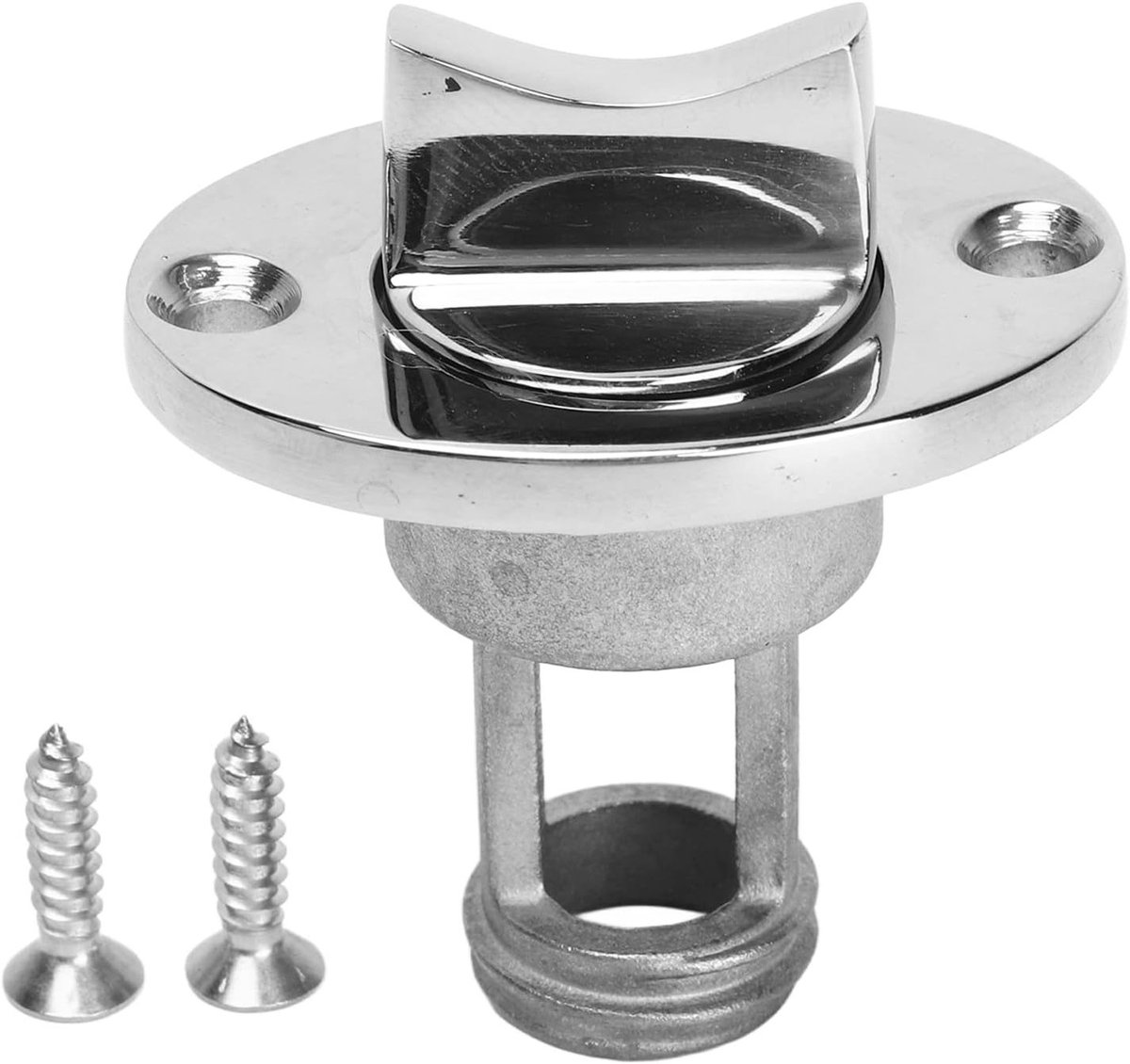 Dailygoods- Afvoerklep 1 Inch - Roestvrij Staal - O-ring - Marine - Yacht - Schokbestendig - Eenvoudige installatie - Afvoerplug