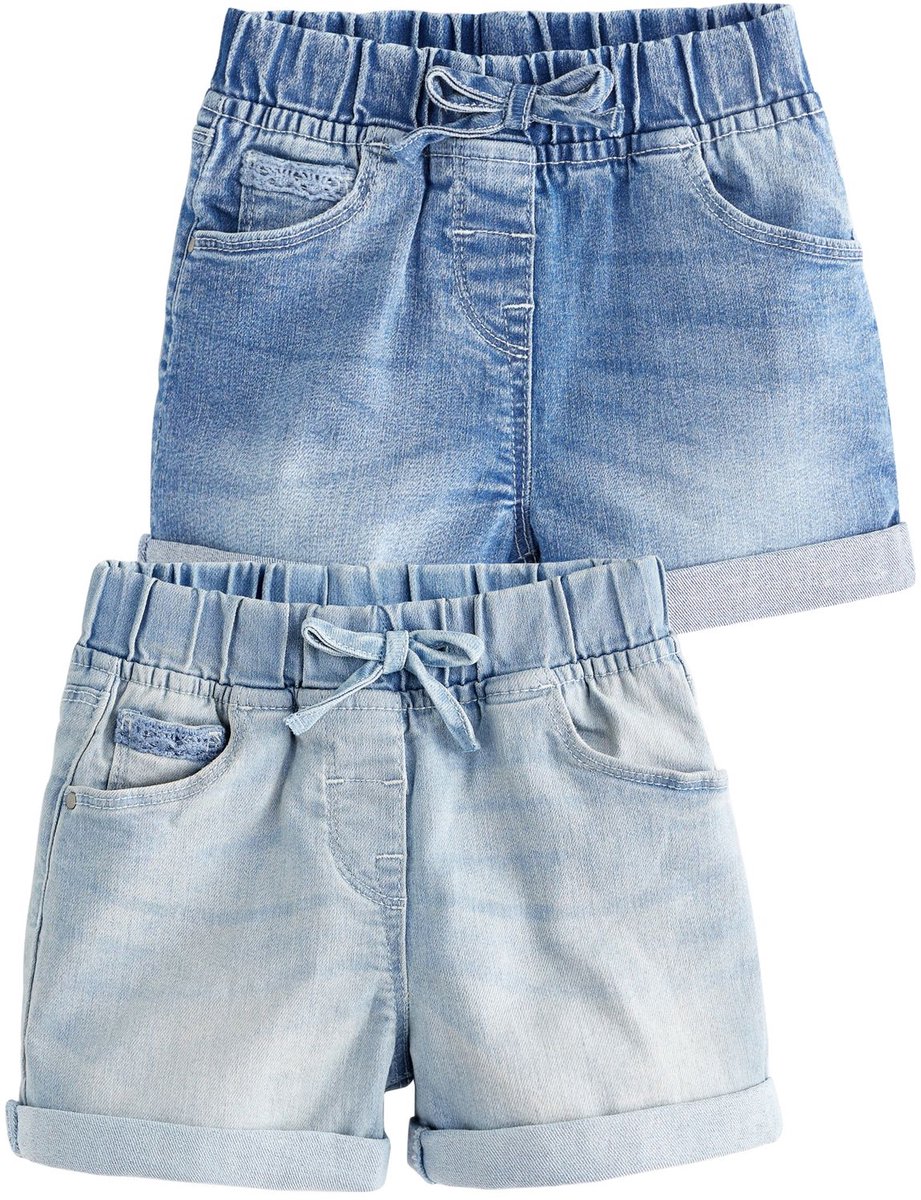 Next - Meisjes - Short met elastische taille - Blauw