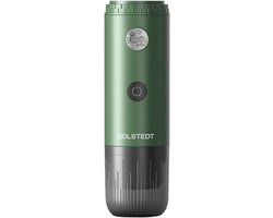 Solstedt® Draagbare Koffiemachine – Espressomaker | 19 Bar | 7800mAh Batterij | Nespresso Cups & Gemalen Koffie | Camping & Reizen