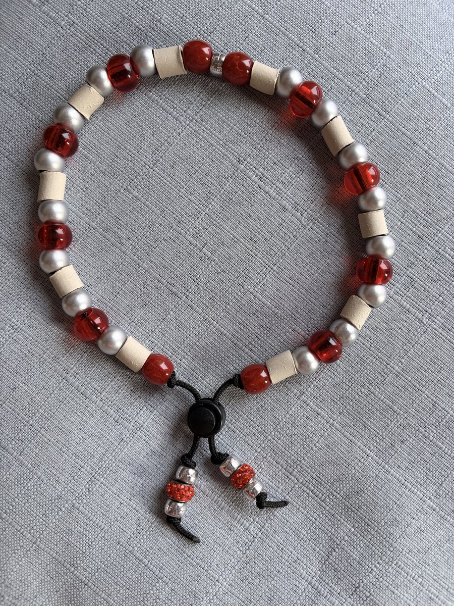 Natuurlijke Keramische Kralenketting voor Honden(anti vlo/teek) – Handgemaakt & Stijlvol-Stella-36/41cm-NaamopKado-Hondensierraad