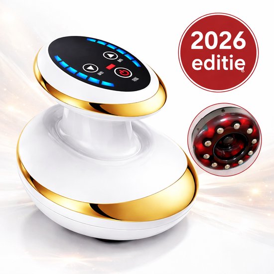 Massage cupping apparaat - Anti cellulitis - Vetverbrander - Guasha schrapen - Verwarming - Uiterlijke verzorging - Oplaadbaar - Thuisgebruik