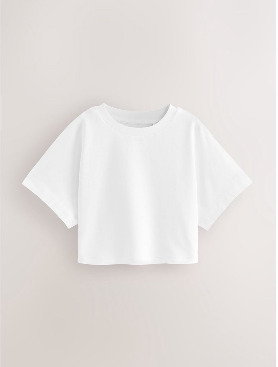 Next - Meisjes - Rechthoekig T-shirt - Wit