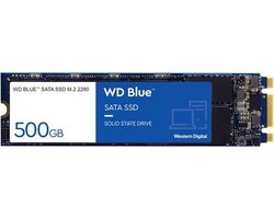 Western Digital WD Blue 3D NAND SSD 500GB M.2 2280 SATA III 6Gb/s – WDS500G2B0B