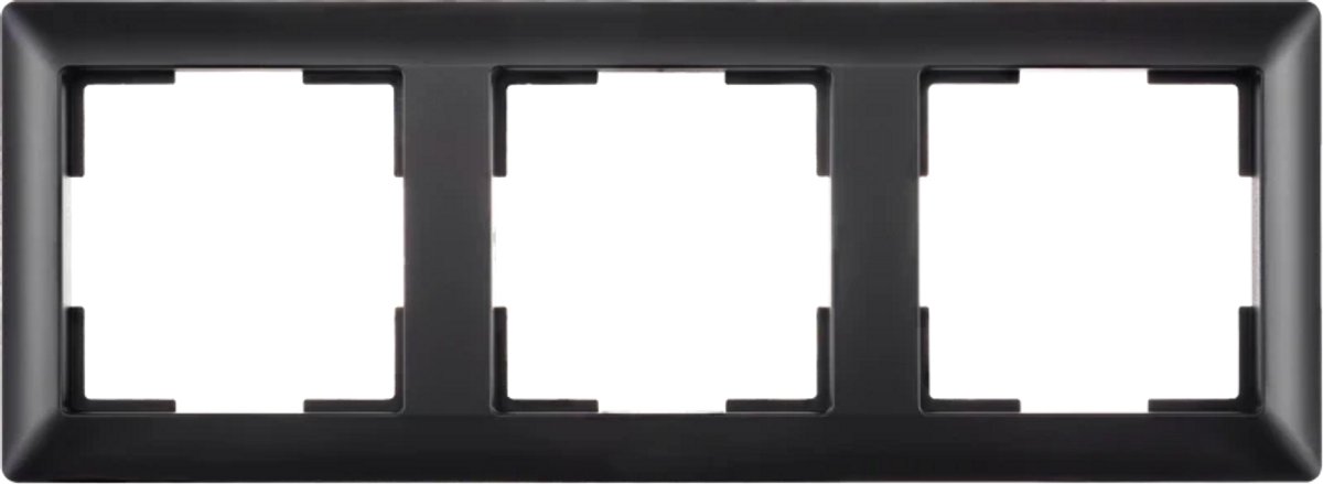 EMhub afdekraam 3-voudig - Vivo55 mat zwart (4090045)