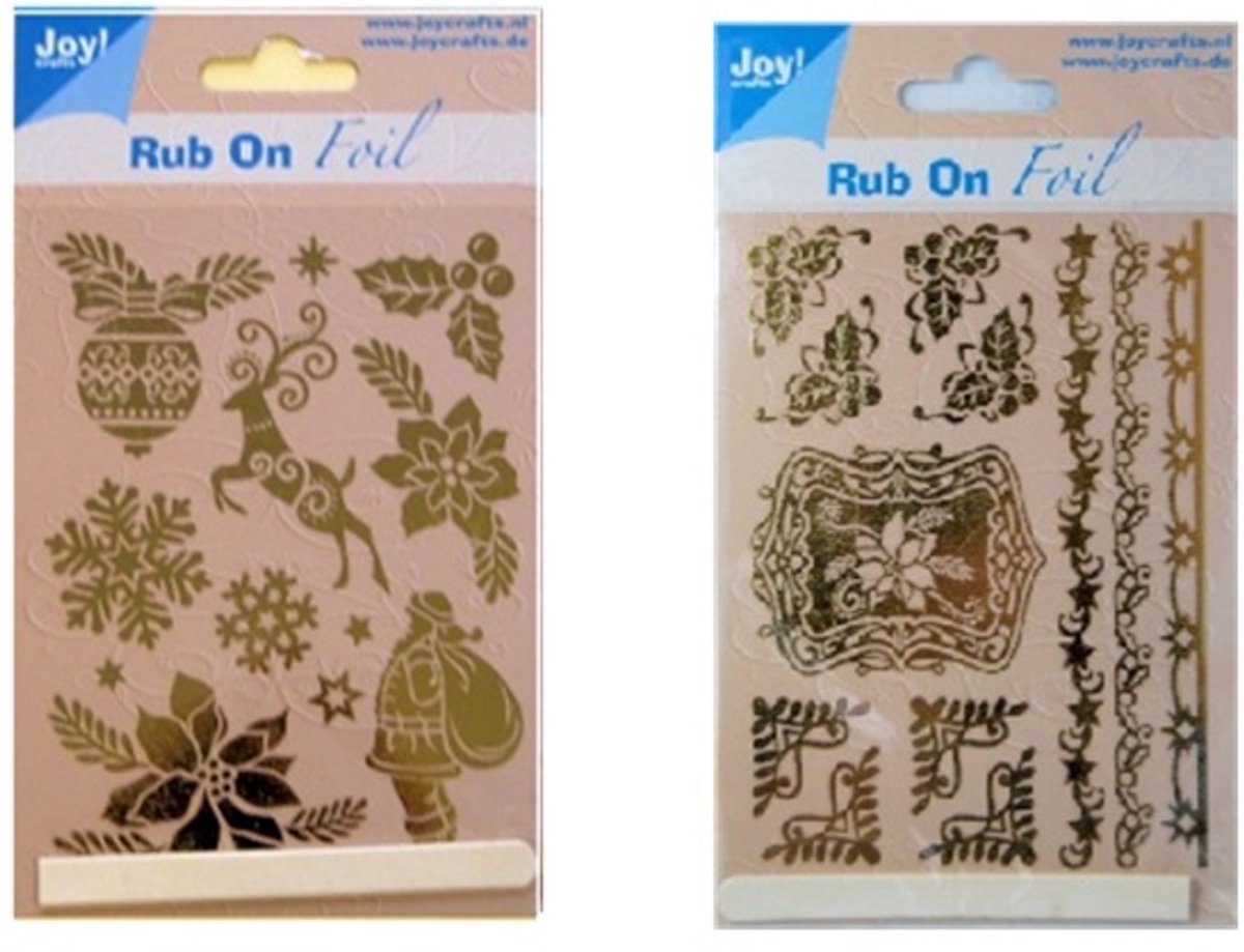 Joy Crafts - Rub On Foil Stickers