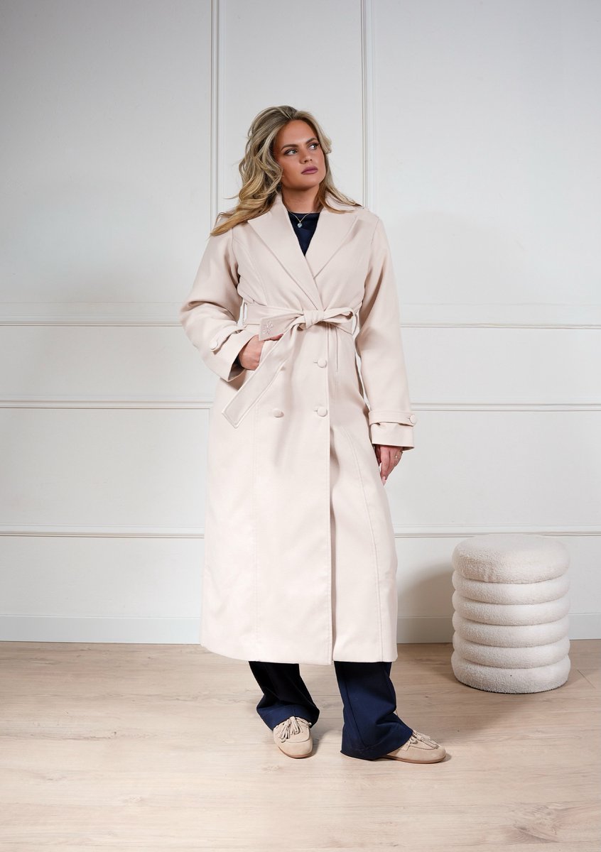 SS26 Trench Mantel – Beige