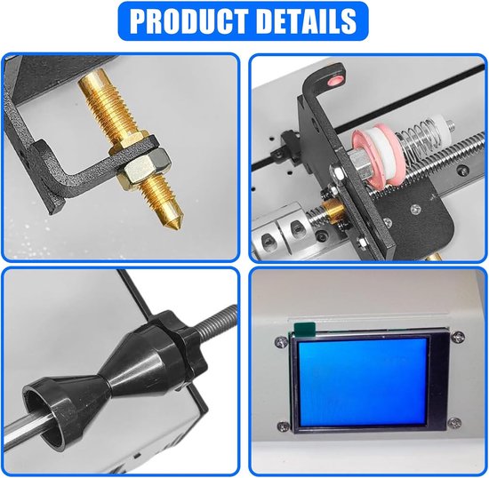Automatische Wikkelmachine - Spoelwikkelmachine Buizenversterker - Industrieel Spoelen Wikkelen - Intelligent Programma Nauwkeurig - 37 x 32 x 27 cm — afbeelding 5
