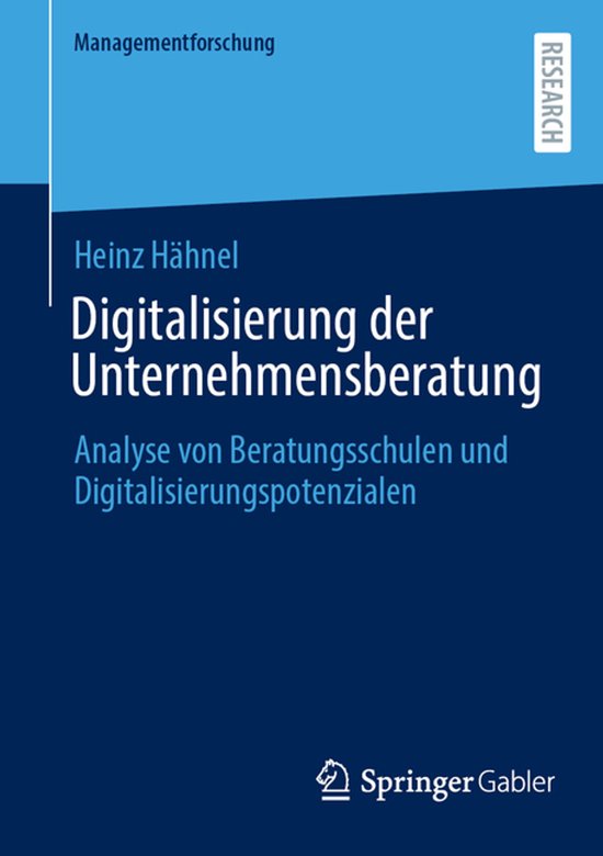 Managementforschung- Digitalisierung der Unternehmensberatun ... - cover