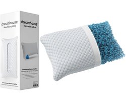 BSS Bedding Dreamhouse - Orthopedisch Hoofdkussen - 50x70 cm - Verstelbaar Memory Foam Kussen - Koelende Blue Cell - Bamboe Hoes - Wasbaar