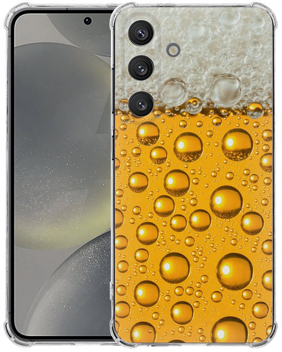 Softcase Samsung Galaxy S25 FE Hoesje - Bier TPU Antishock